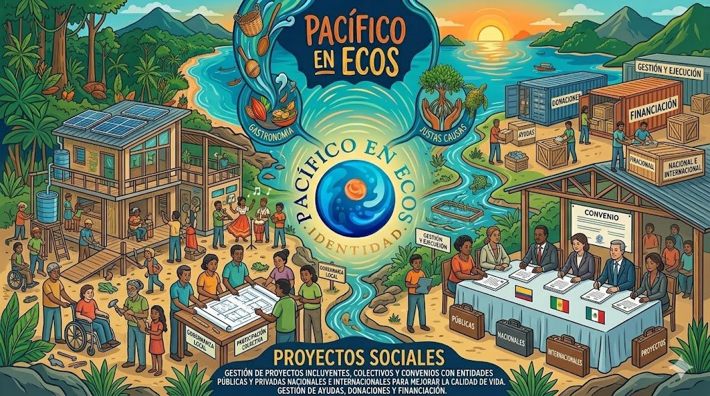 Ilustración de proyectos sociales de la Fundación